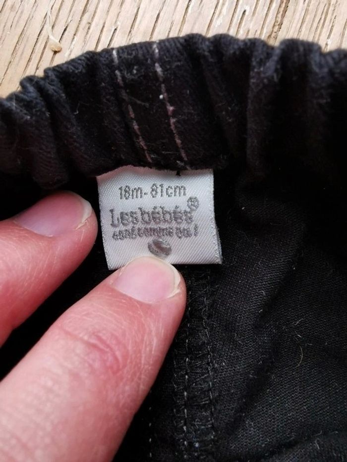 Pantalon noir les petits sont comme ça. - photo numéro 3