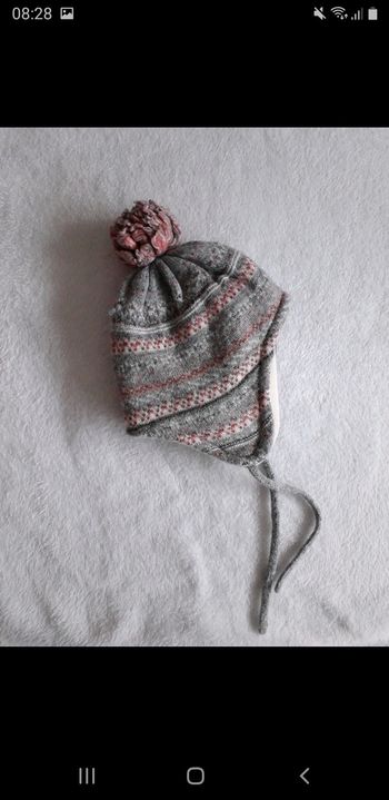 Bonnet bébé filles en 3/6 mois