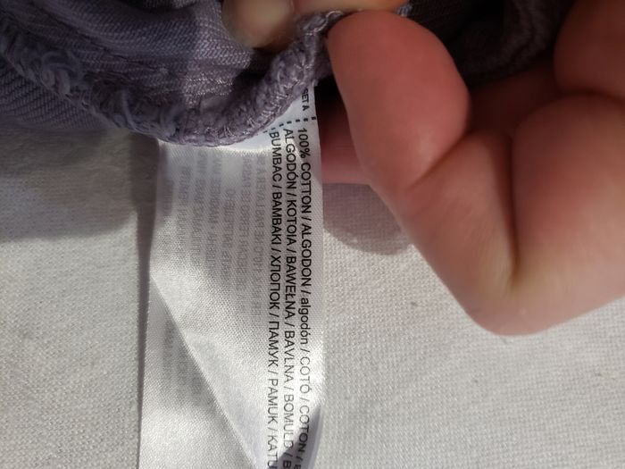 Short en jeans mauve Mango - photo numéro 3