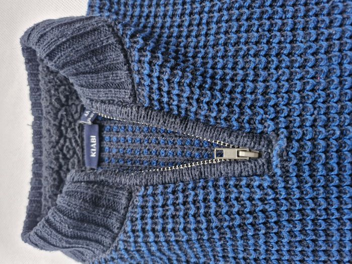 Pull zippé 4 ans Kiabi Bleu marine - photo numéro 3