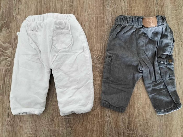 Lot de 2 pantalons 1 mois - photo numéro 3
