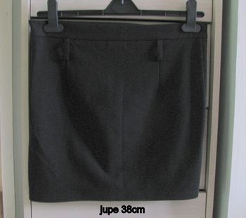mini jupe noir taille 38