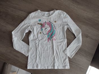 T shirt 14 ans licorne 🦄 blanc in extenso