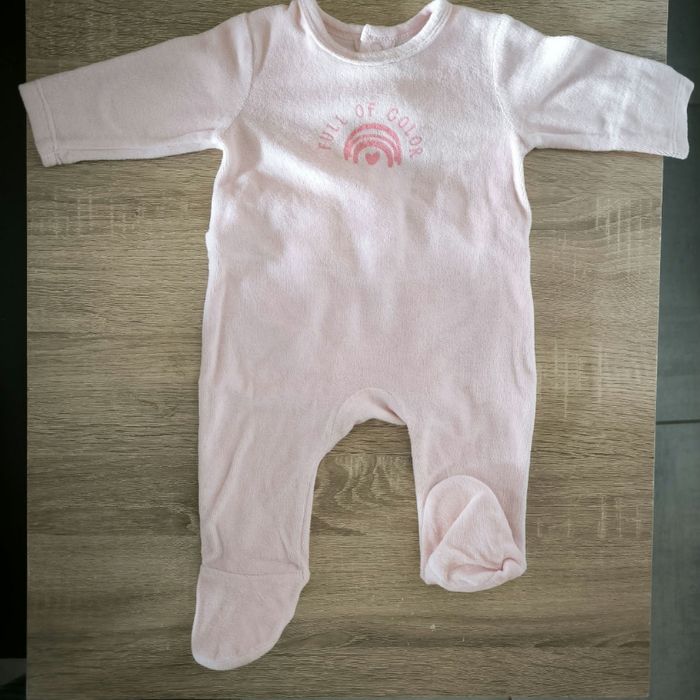 Pyjama velours taille 3 mois - photo numéro 6