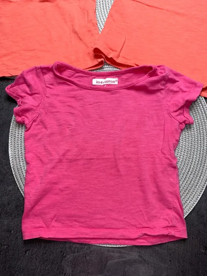 Lot de 3 t-shirts courts fille – Taille 4 ans – Très bon état - photo numéro 4