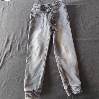 Jean gris élastique taille 6 ans