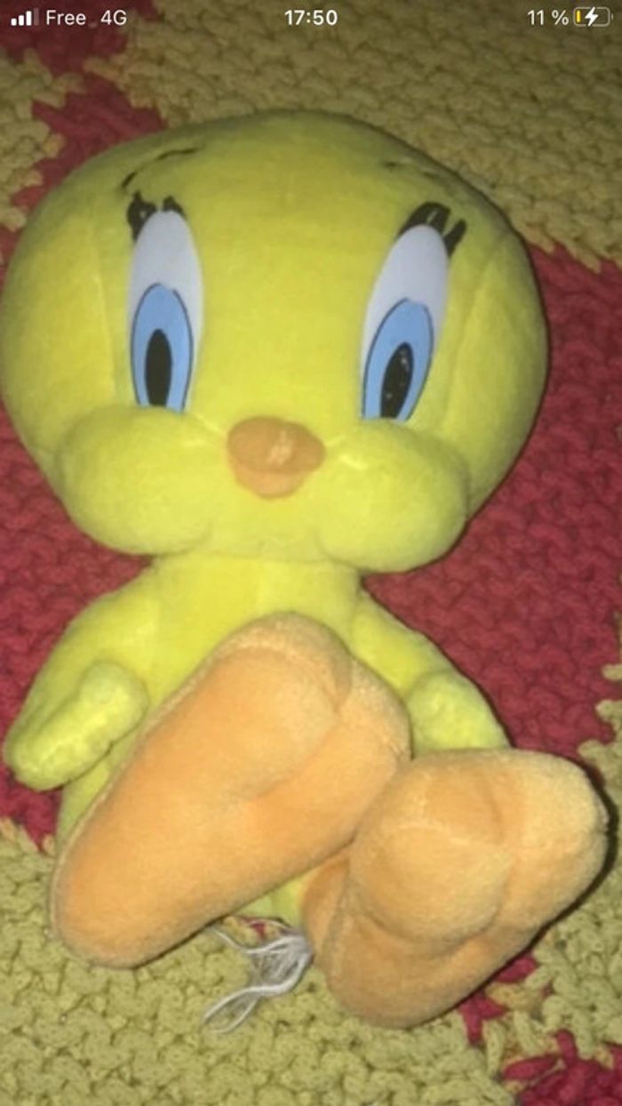 Peluche Titi environ 22 cm - photo numéro 4