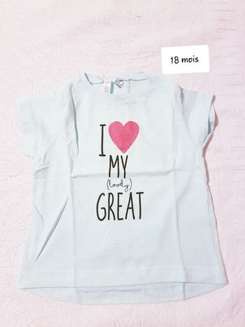 T-shirt miss cutie 18 mois