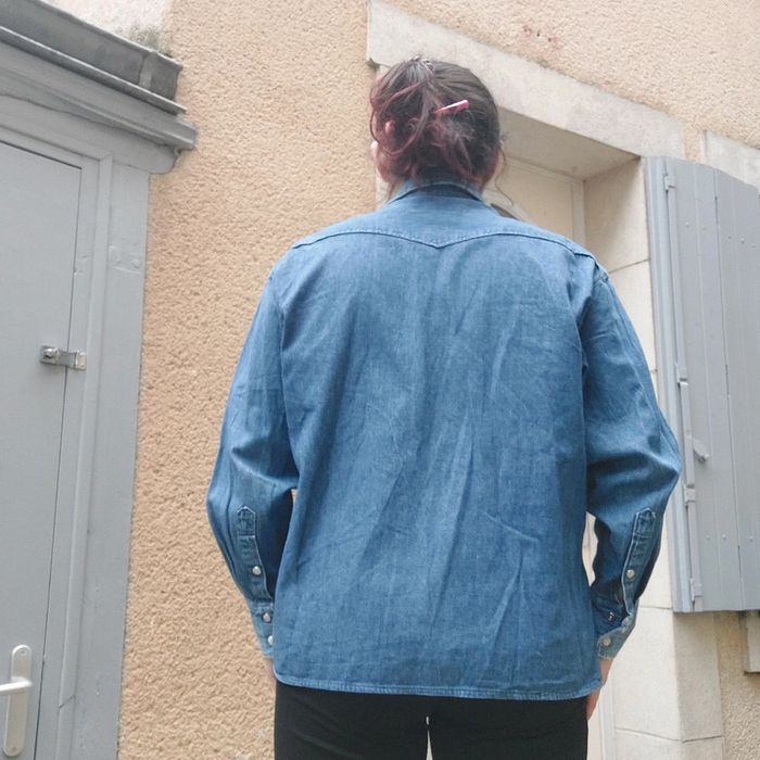 Chemise Vintage brodée M homme - photo numéro 3