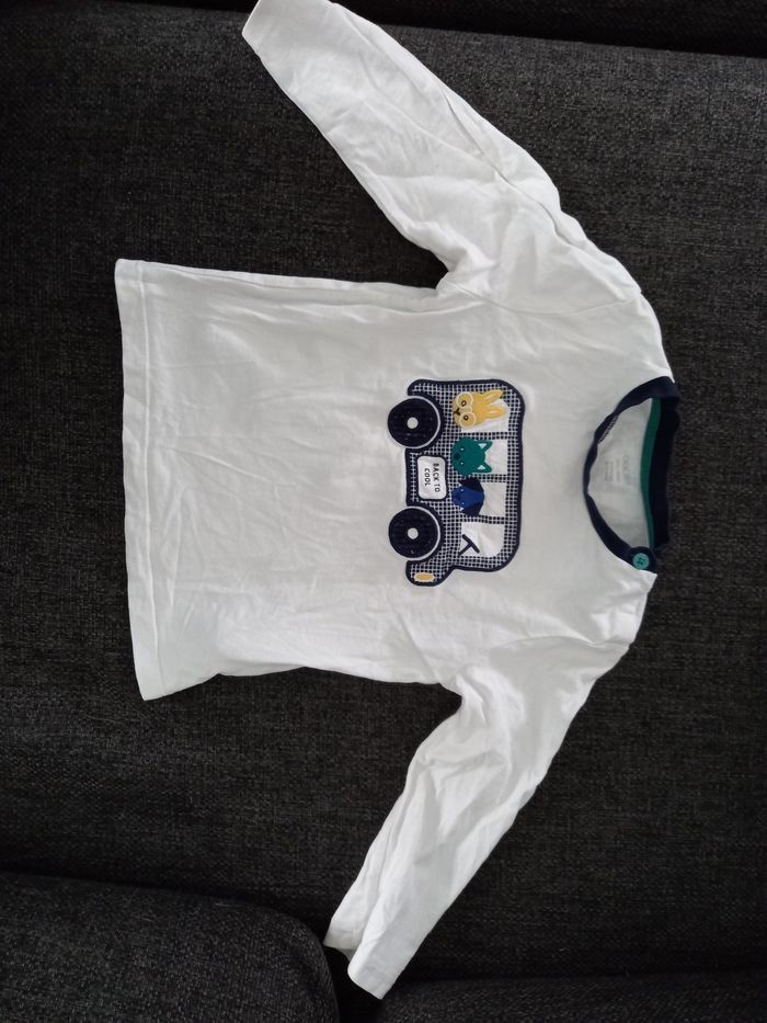 Lot de 7 t-shirts et 1 polo ml 23 mois 2 ans - photo numéro 7