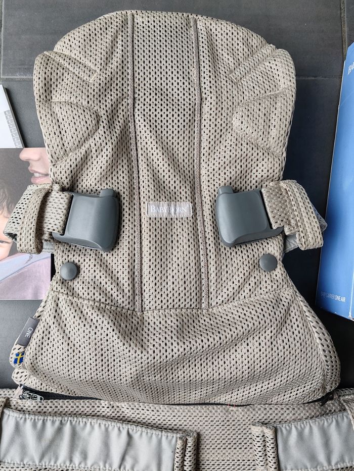 Porte bébé Babybjorn One Air Tissu Mesh Beige - photo numéro 2