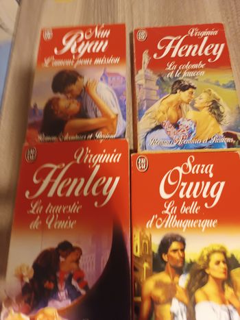 Lot de 4 livres aventure et passion