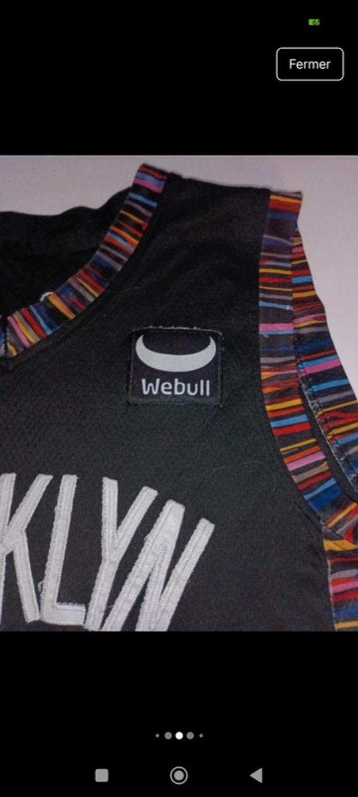 Tee shirt débardeur sport homme basketball NBA Nike siglé Durant numéro 7 taille XL - photo numéro 4