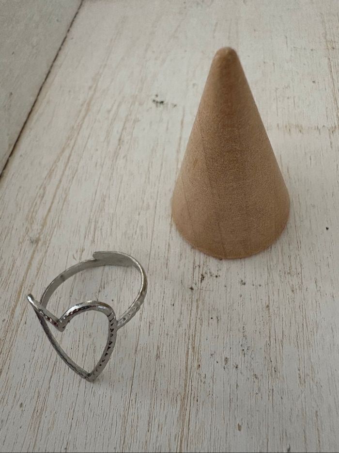 Bague argentée acier inoxydable - photo numéro 3