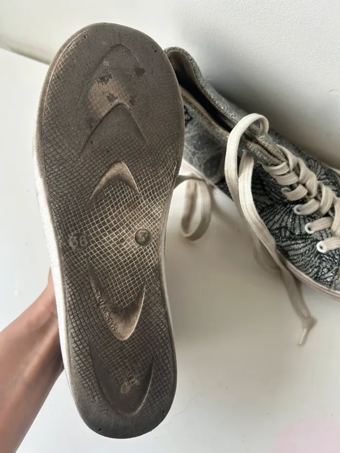 Paire de chaussures Femme - 36 - Argenté - Besson - photo numéro 4