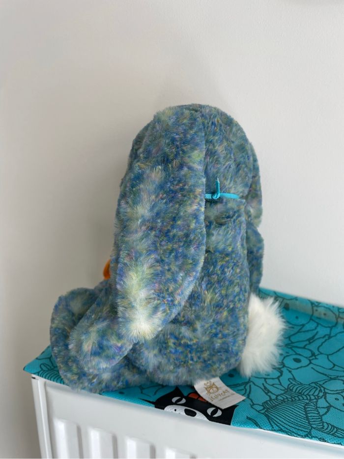 Peluche Jellycat Bashful Luxe Bunny Azure 💙 - photo numéro 7