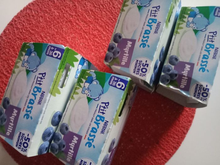 Yaourts p'tit brassé myrtille - photo numéro 3