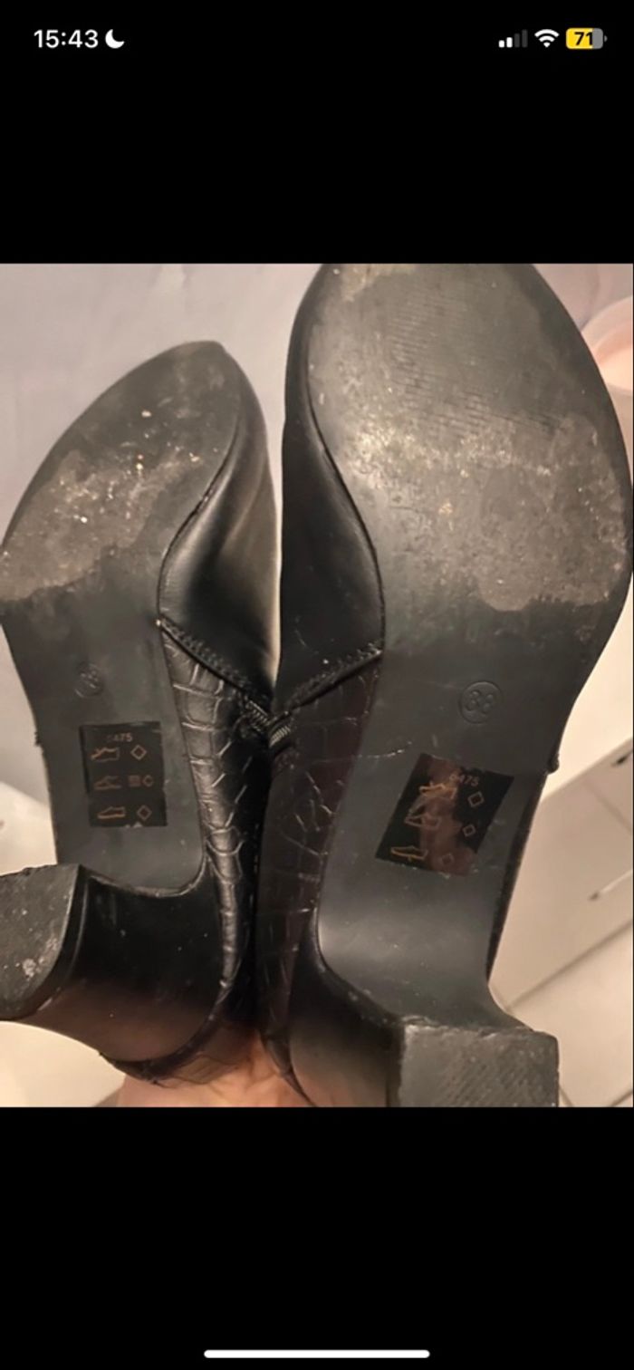 Bottines à talon noires - photo numéro 5