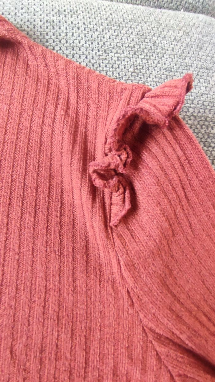 Sous pull col roulé terracotta Shein T.L 40 - photo numéro 2