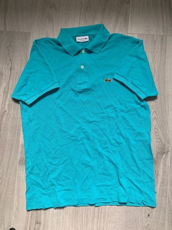 Polo Lacoste bleu - homme taille M