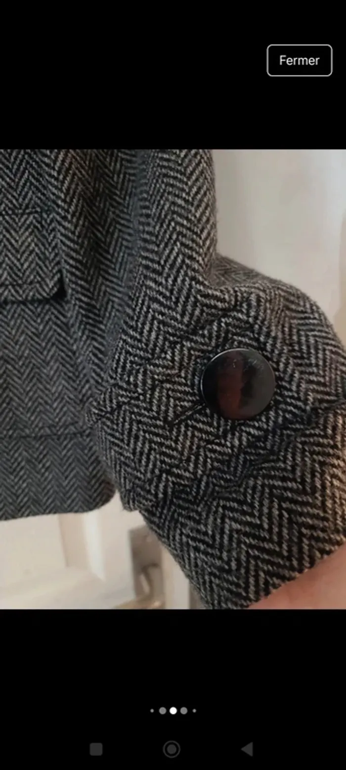 Manteau 100%laine weill parfait état - photo numéro 4