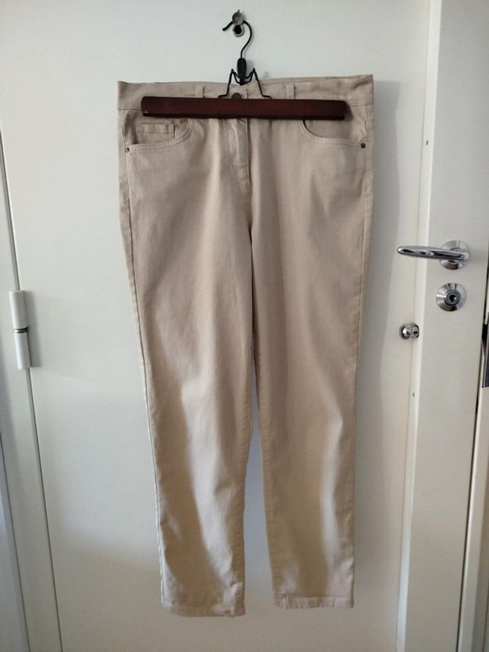 #Pantalon#leger#beige - photo numéro 2