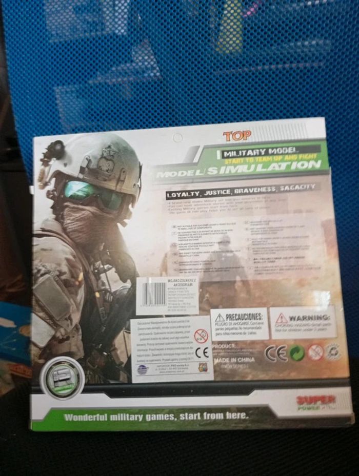 lot de deux set figurines et accessoire militaire neuf dès 3 ans - photo numéro 3