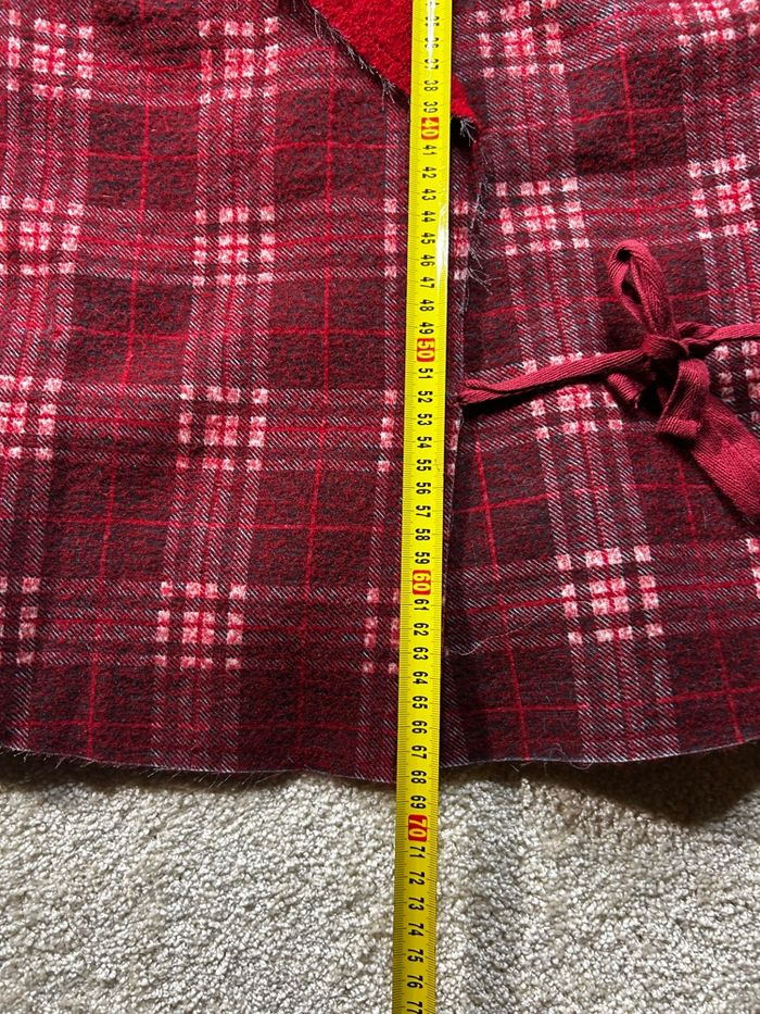 ❤️🔥 BLAZER VINTAGE ROUGE & NOIR – STYLE TARTAN – TAILLE 40 FEMME 🔥❤️ - photo numéro 9