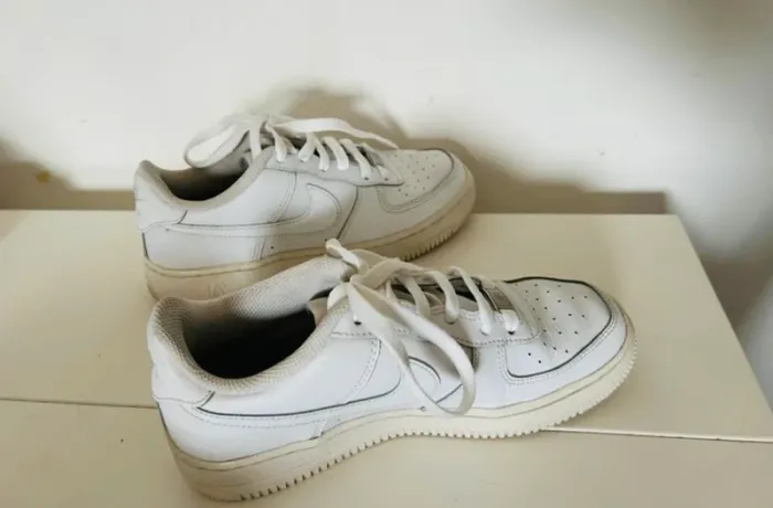 Nike basket chaussures air force 1 blanche pointure 37,5 - photo numéro 8