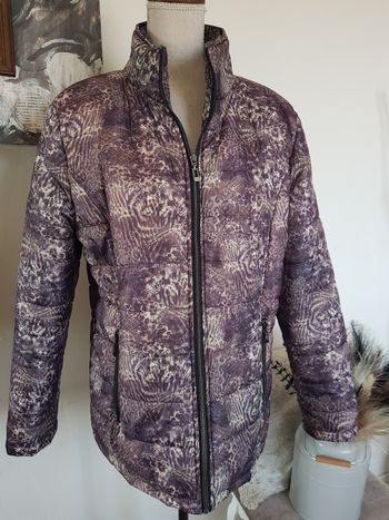 Doudoune grise, légèrement violette Atlas for Women Taille 42/44