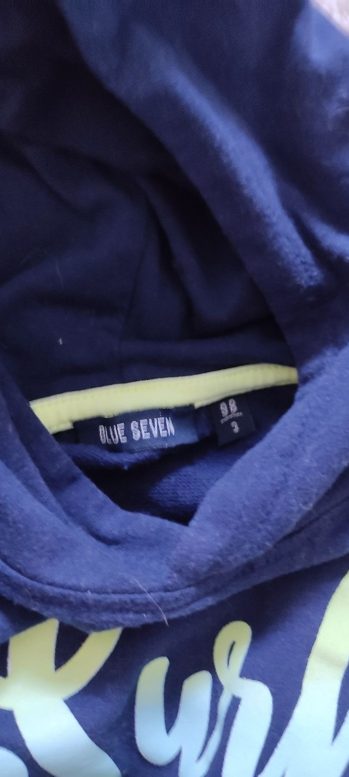 Sweat capuche 3 ans blue seven - photo numéro 3