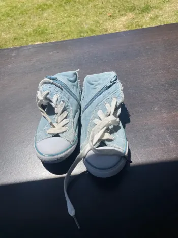 Basket montante bleu