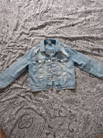Veste en jean licorne