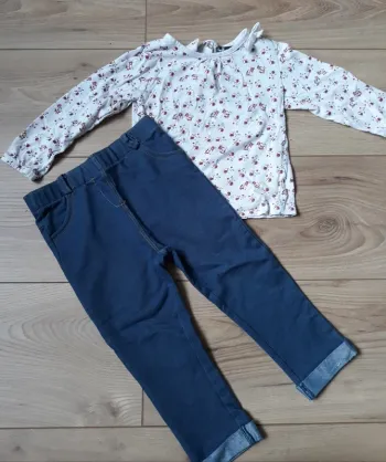 Ensemble jeans et tshirt manches longues