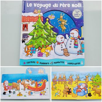 Livre animé 🦌 Le Voyage du Père-Noël 🎅