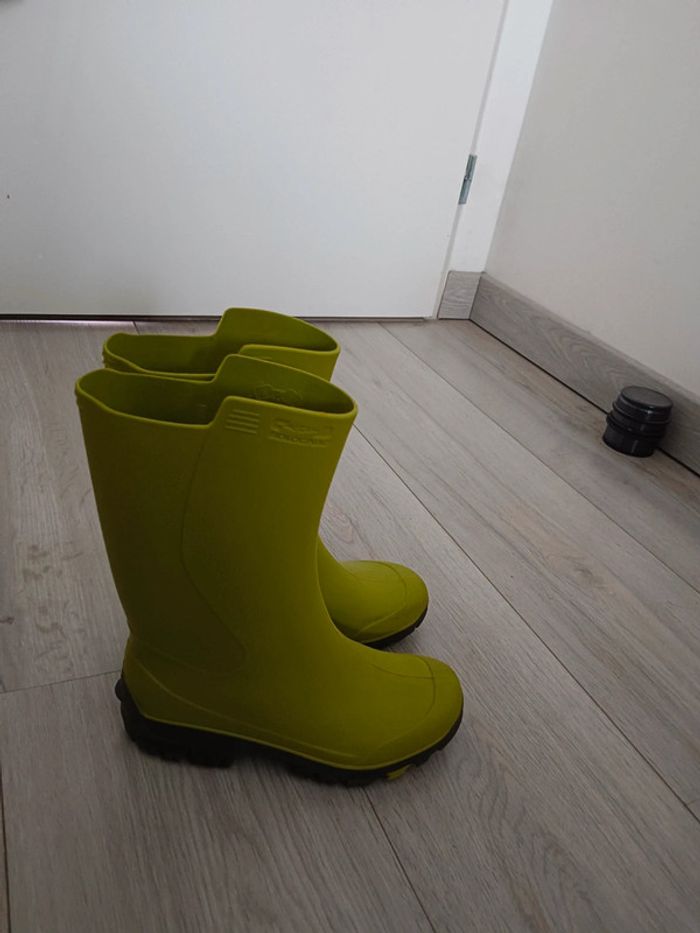 Botte de pluie Decathlon 31/32 verte léger  junior 100 - photo numéro 5