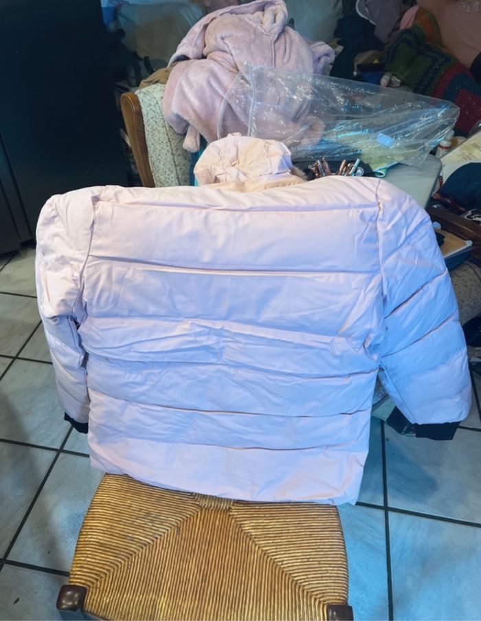 Blouson doudoune rose - photo numéro 3