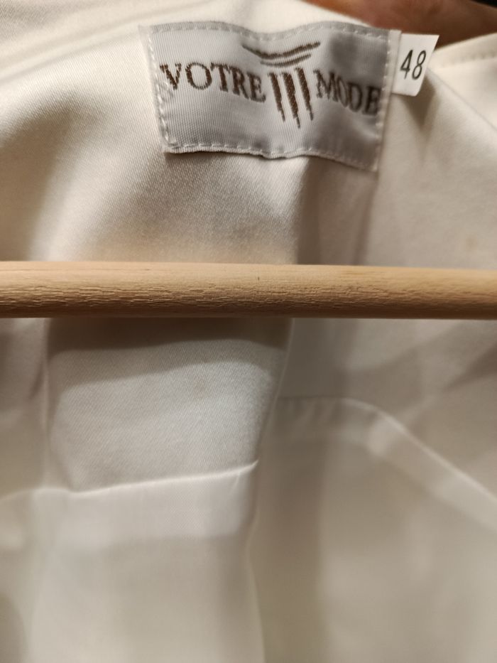 Robe blanche taille 48 sans manches - photo numéro 2
