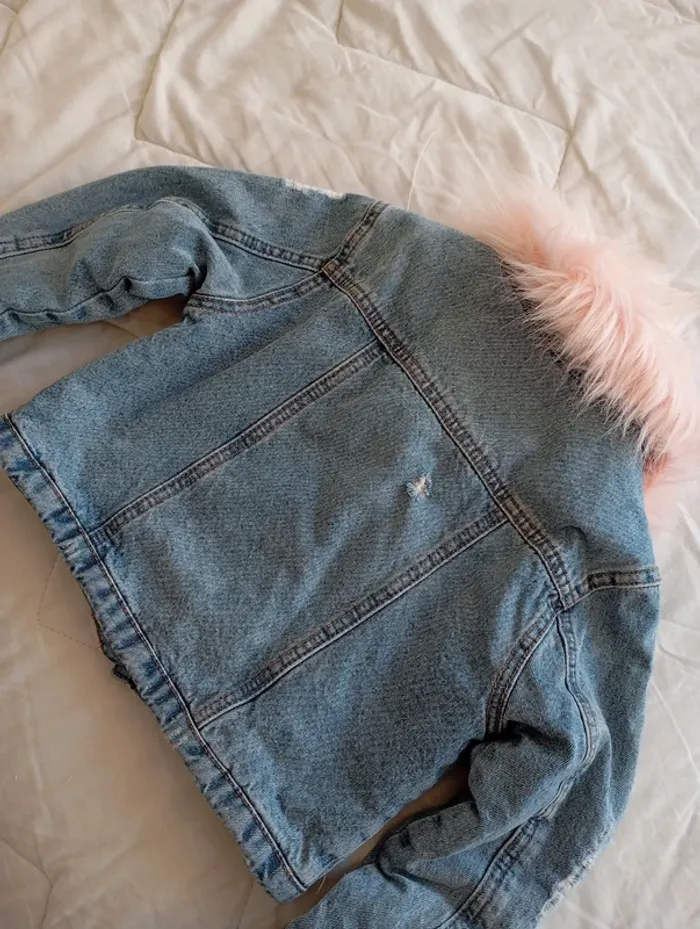 Veste jeans avec ou sans foururre - photo numéro 10