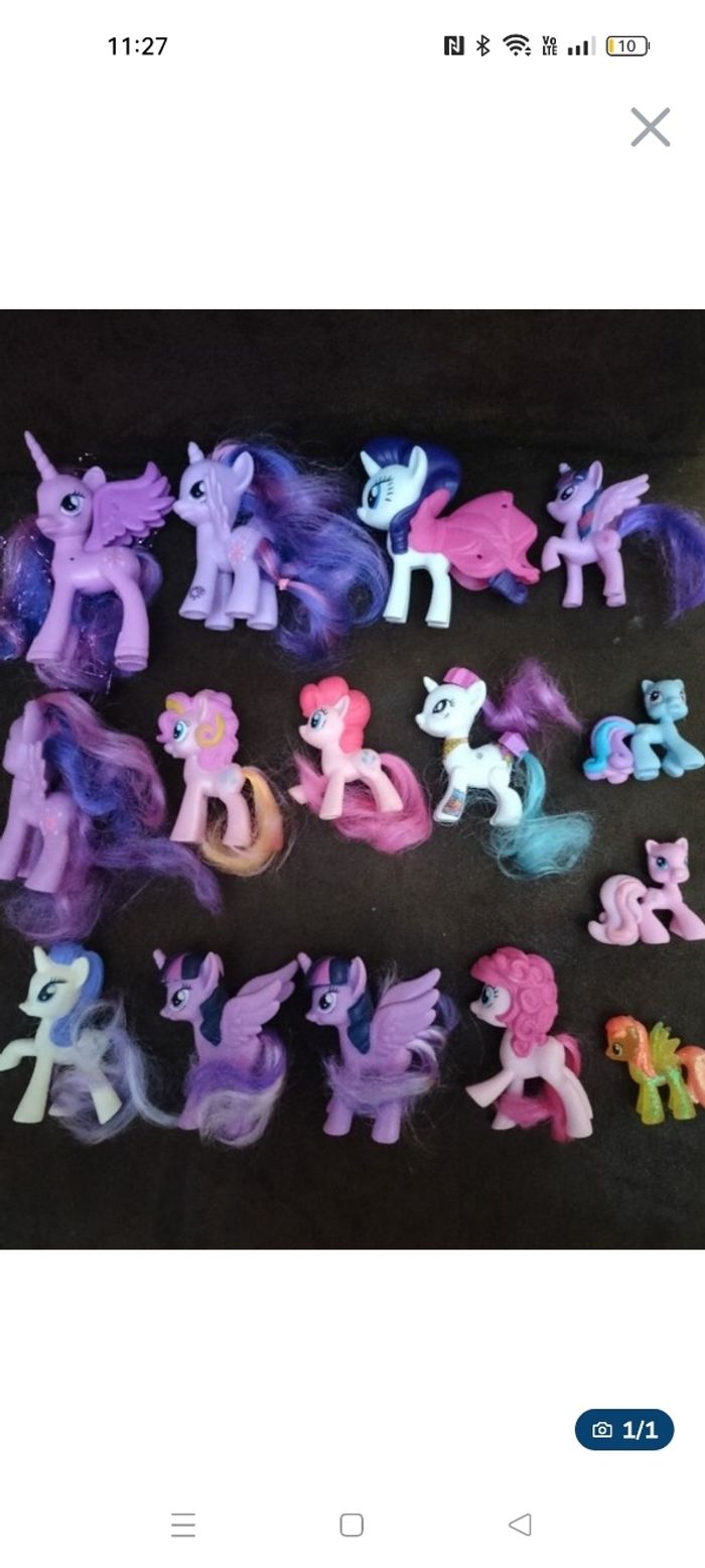 Lot figurines my little pony