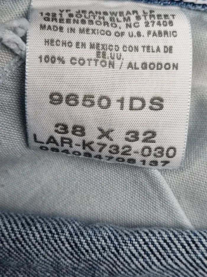 Jean Wrangler bleu – Taille 38x32 US / 48 FR Homme (mesures en photos) - photo numéro 8