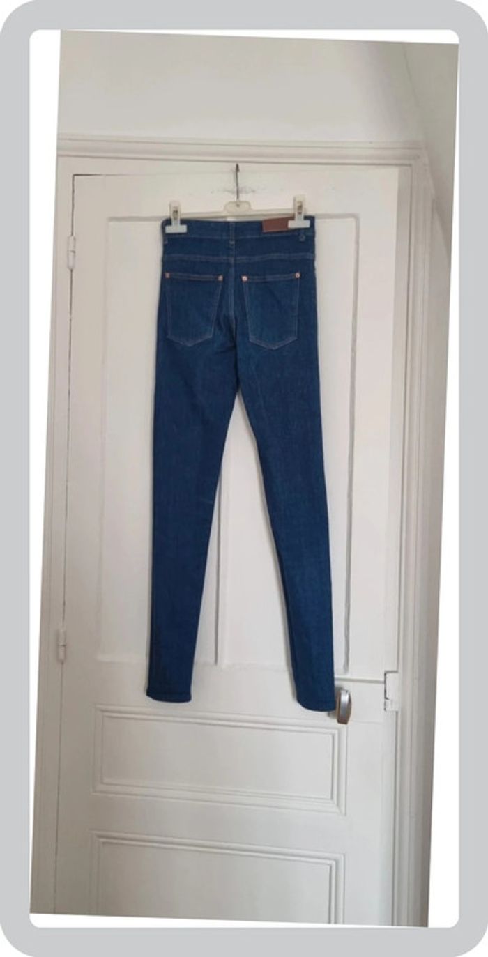 Jean bleu american vintage fitté 27 équivalent à du 36 très bon état - photo numéro 4