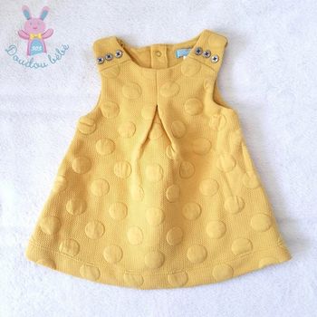 Robe épaisse jaune bébé fille 3 Mois Obaibi
