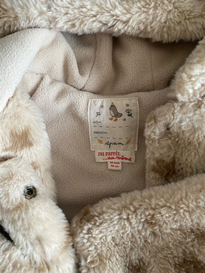 Veste manteau taille 2 ans - photo numéro 3