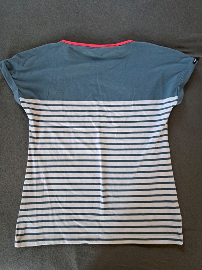 Tee-shirt bleu et blanc tribord - photo numéro 2