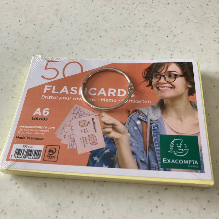 50 flashcards A6