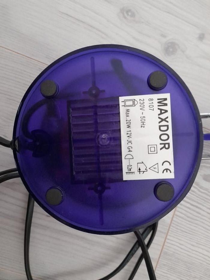 Lampe de bureau Maxdor violette - Réglable - photo numéro 4