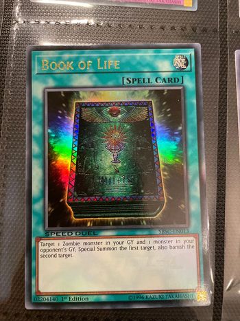 Carte Yu-Gi-Oh! : Book of Life - SBSC-EN013