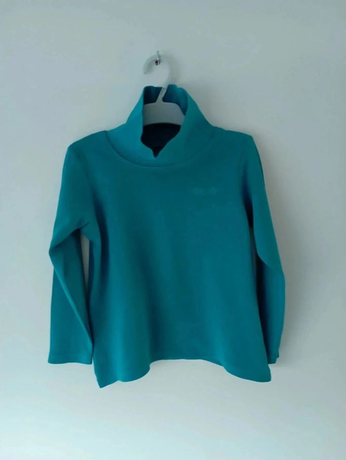 T-shirt col roulé bleu turquoise 5 ans Orchestra