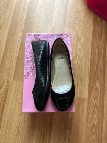 Ballerines noires vernis - Gémo - Pointure 33
